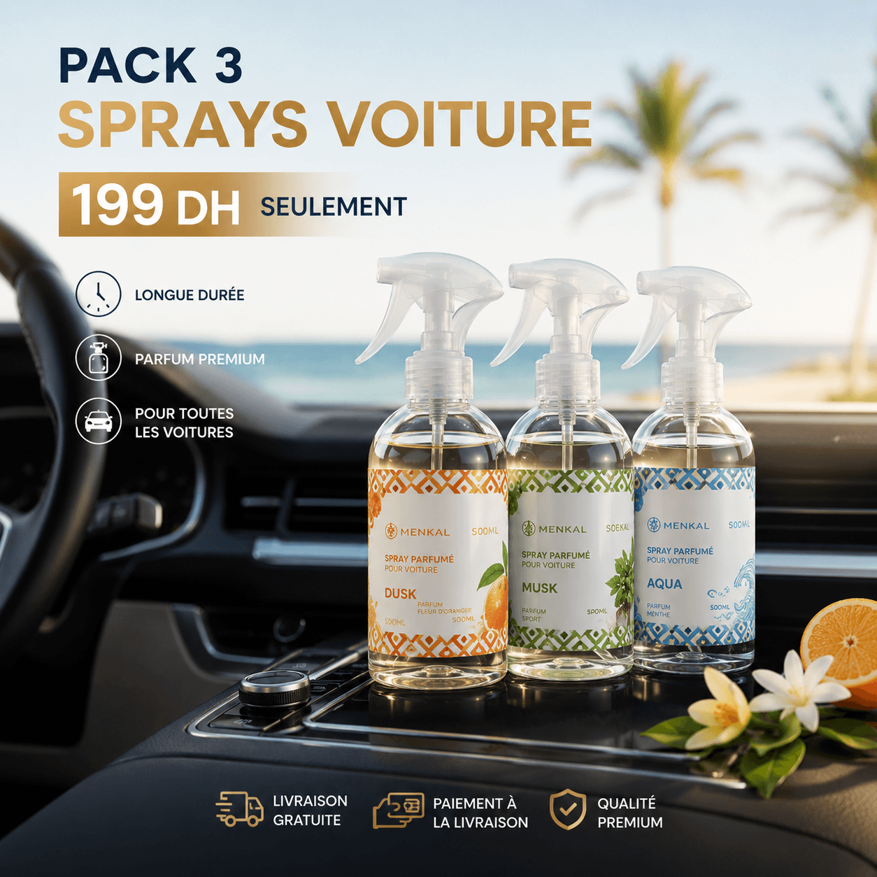 Pack de Sprays de Voitures